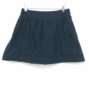J.Crew Womens A-Line Skirt Size 10 Navy Blue *